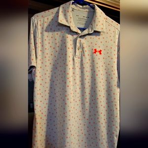 Mens Medium Under Armour Golf Polo